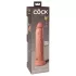 King Cock Elite 9 - realistický dildó s prísavkou - 23 cm - telová farba