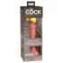 King Cock Elite 6 - vibrátor s prísavkou (15 cm) - telovej farby