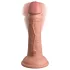 King Cock Elite 6 - vibrátor s prísavkou (15 cm) - telovej farby