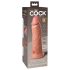 King Cock Elite 8 - realistický vibrátor s prísavkou - 20 cm - telová farba