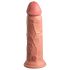 King Cock Elite 8 - realistický vibrátor s prísavkou - 20 cm - telová farba