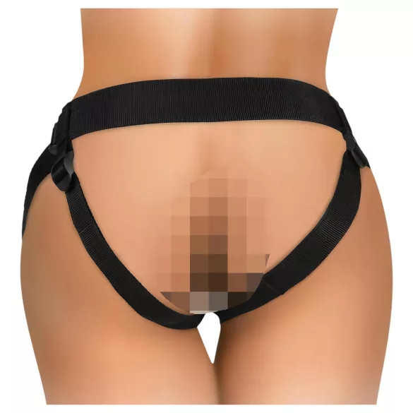 King Cock Elite - strap-on postroj pre začiatočníkov - čierny