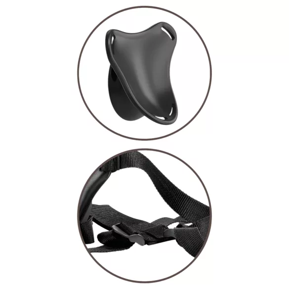 King Cock Elite Beginner's - nasadzovací dildo - realistické - silikón/natúr