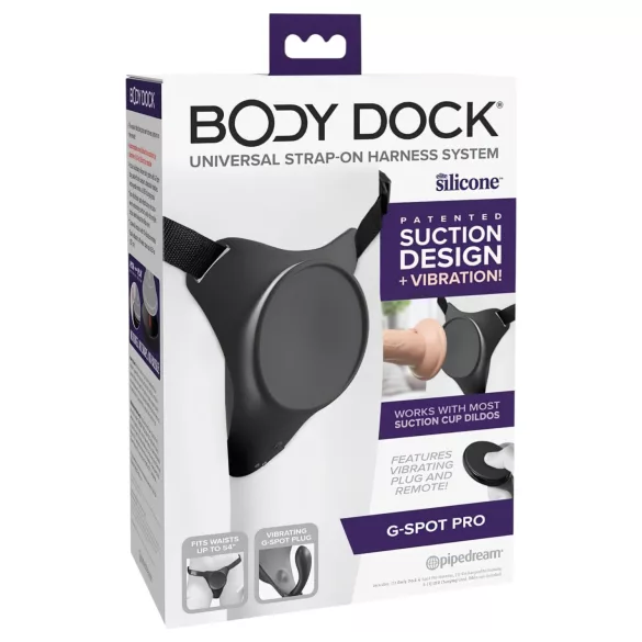 Body Dock - pripínací dildo na G-bod a Silexd 7 - realistický tvar