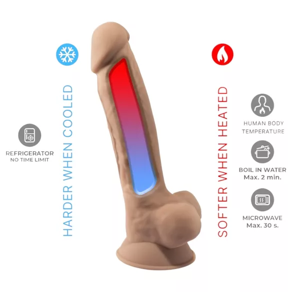 Body Dock - pripínací dildo na G-bod a Silexd 7 - realistický tvar