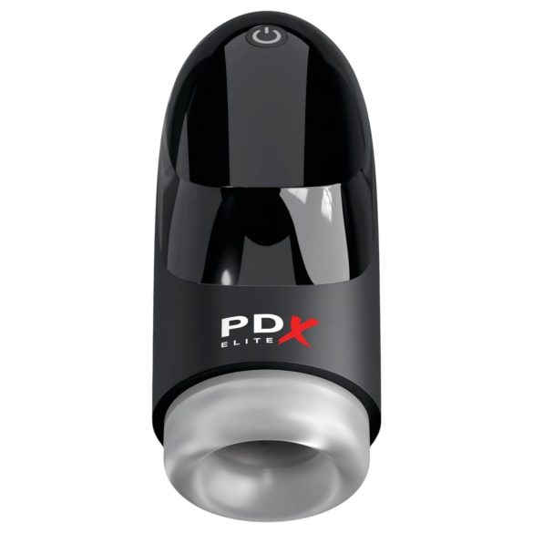 PDX Hydrogasm - dobíjací rotačný masturbátor (čierny)