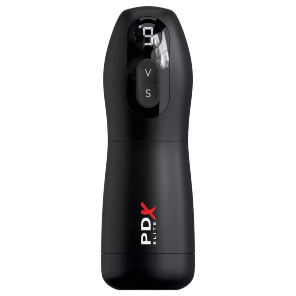 PDX Suck-O-Matic - masturbátor automatický akumulátorový - čierny