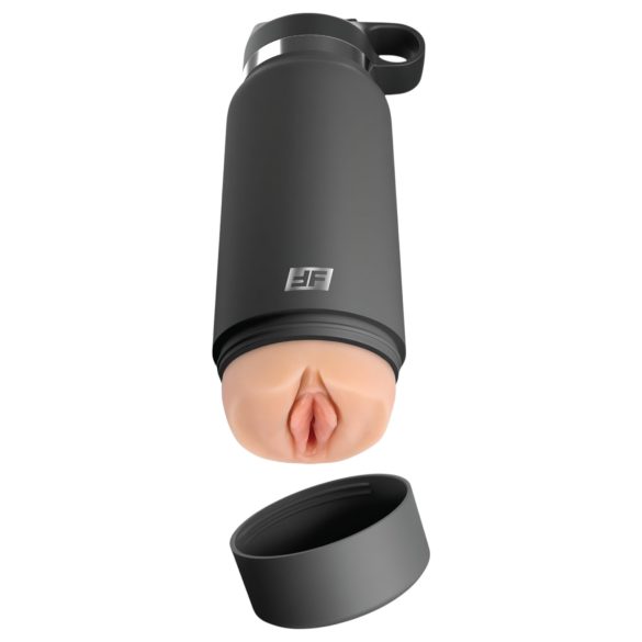 Fuck Flask Secret Delight - tajný zážitok v čierno-prírodnej fľaši