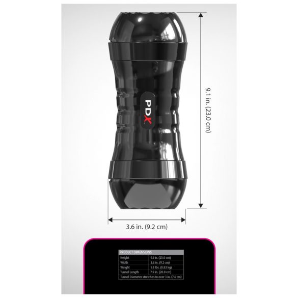 PDX Extreme - realistický vaginálny masturbátor - XXL - telová farba