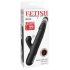 Fetish - 3-motorový pulzujúci vibrátor (čierny)
