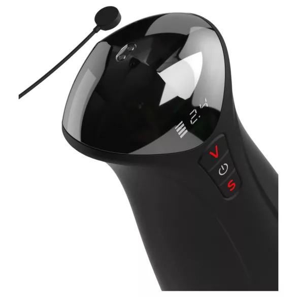 PDX Elite Fuck-O-Matic Pro XL automatický sací masturbátor - čierny