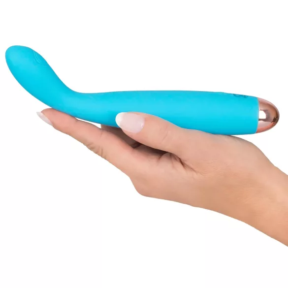 Cuties Mini - vibrátor na G bod - akumulátorový, vodotesný - tyrkysový