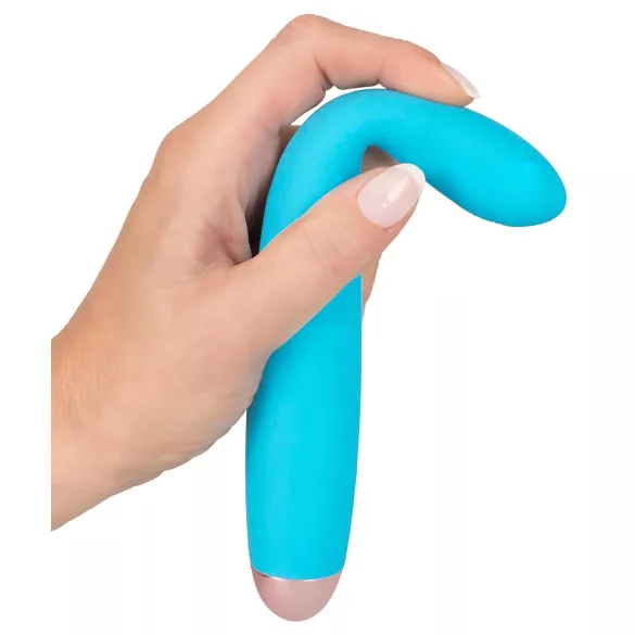 Cuties Mini - vibrátor na G bod - akumulátorový, vodotesný - tyrkysový