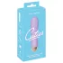 Cuties Mini - vibrátor s akumulátorom - vodotesný, rastrovaný - fialový