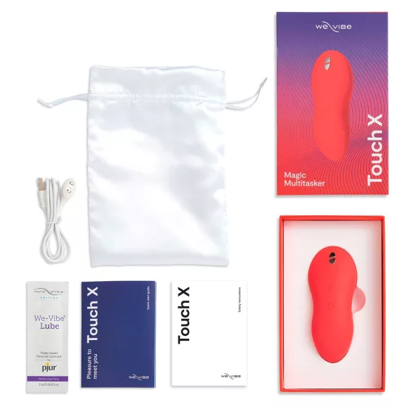 We-Vibe Touch X - akumulátorový, vodotesný vibrátor na klitoris (korálový)