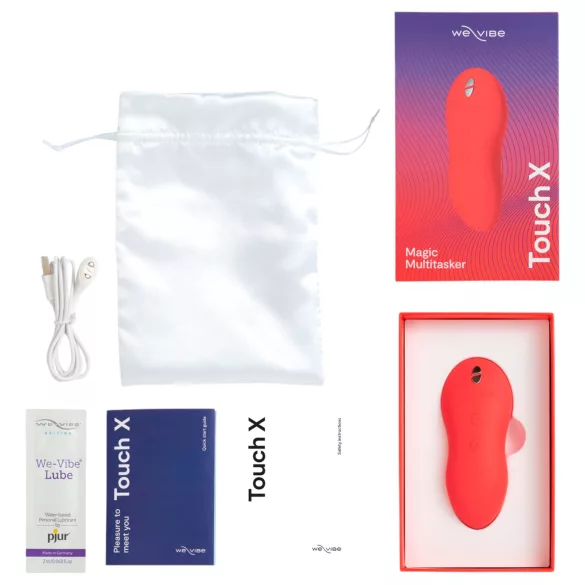 We-Vibe Touch X - akumulátorový, vodotesný vibrátor na klitoris (korálový)