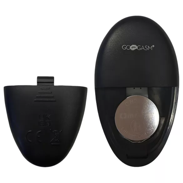 GoGasm Panty - vibrátor na klitoris - nabíjateľný, diaľkové ovládanie - čierny