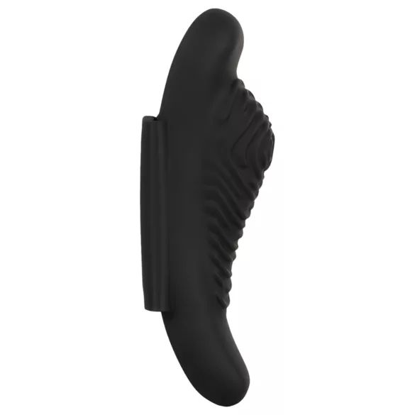 GoGasm Panty - vibrátor na klitoris - nabíjateľný, diaľkové ovládanie - čierny