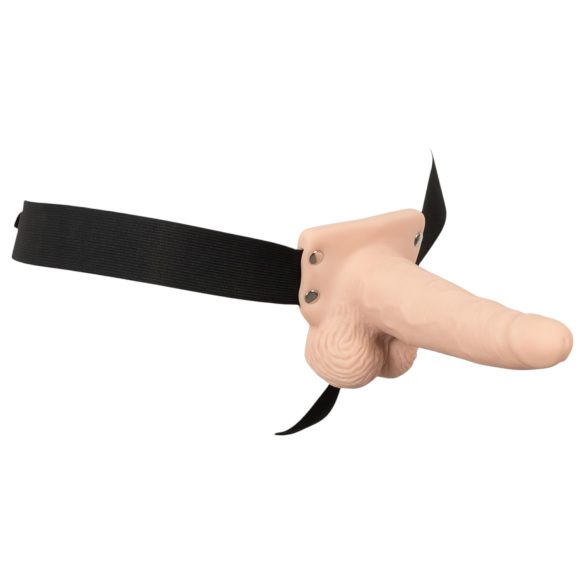 You2Toys - dutý pripínací vibrátor - telová farba