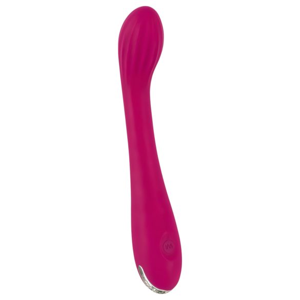 SMILE G-spot - dobíjateľný, ryhovaný G-bod vibrátor (fialový)