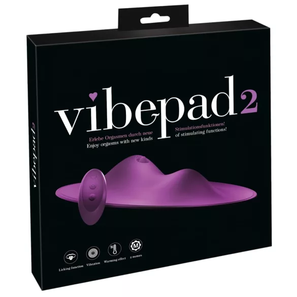 VibePad 2 - vibračný lízací vankúš - fialový