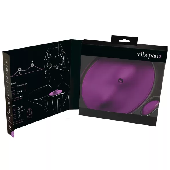 VibePad 2 - vibračný lízací vankúš - fialový