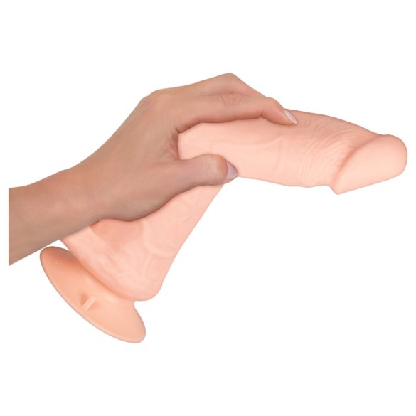 Nature Skin - vibrátor na diaľkové ovládanie - realistický - telová farba