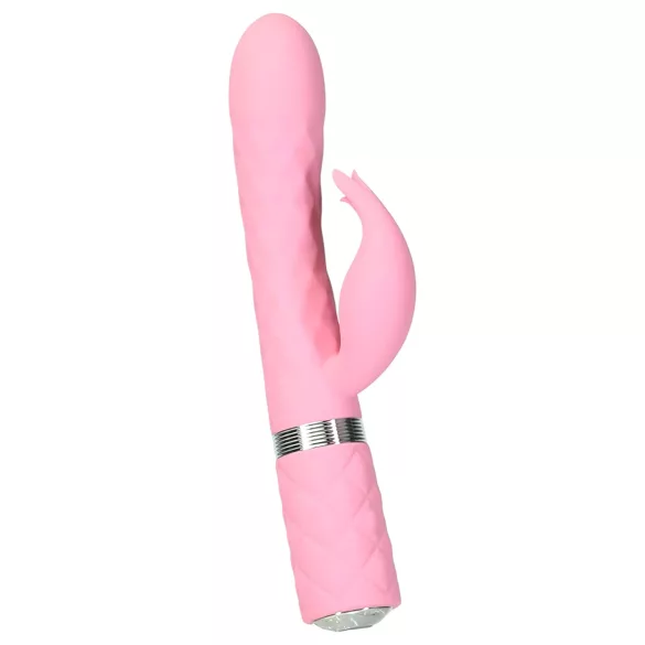 Pillow Talk Lively - dobíjací vibrátor s dráždičom klitorisu (ružový)