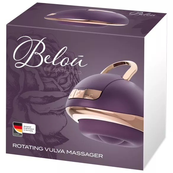 Belou - rotačný vibrátor na vulvu - akumulátorový - fialový