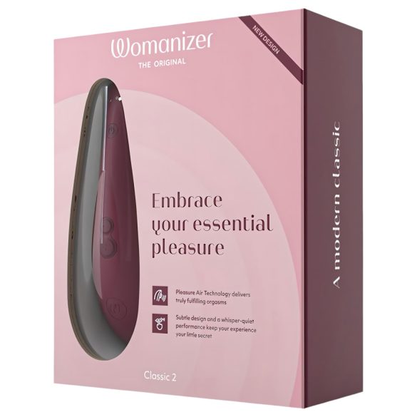 Womanizer Classic 2 - stimulátor klitorisu - pulzujúce vlny - nabíjateľný