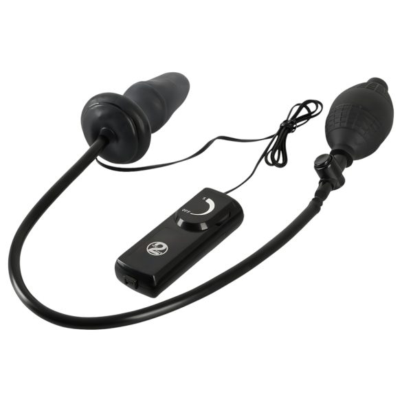 You2Toys - análny vibrátor s pumpou - čierny