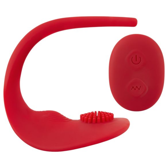 SMILE Slim Panty - dobíjací, bezdrôtový vibračný stimulátor (červený)
