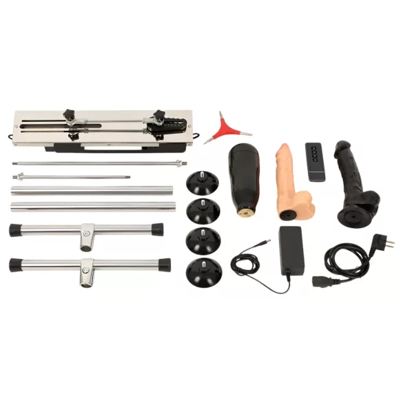 The Banger Fucking Machine - sex stroj - dvojitý pohon - 2 dildá a 1 vagína