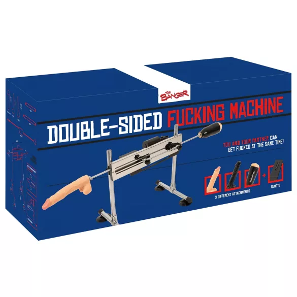 The Banger Fucking Machine - sex stroj - dvojitý pohon - 2 dildá a 1 vagína