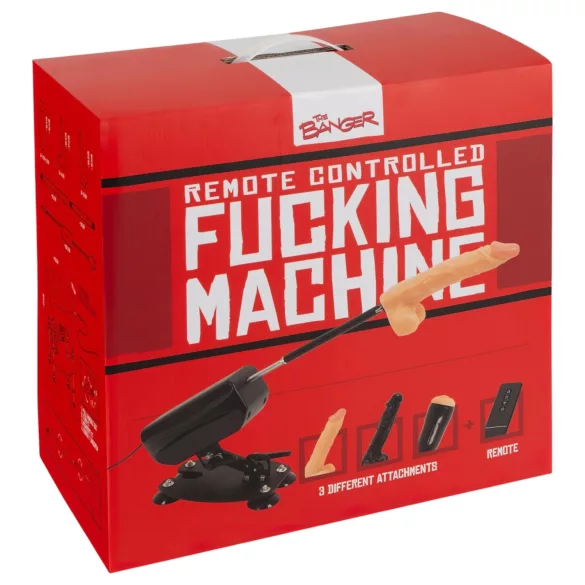 The Banger Fucking Machine - sex stroj - 2 dildá a 1 umelá vagína