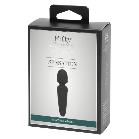 50 odtieňov sivej Sensation Wand - mini masér (čierny)