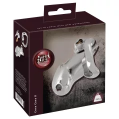 Fetish - kovový kliešt na penis - strieborný