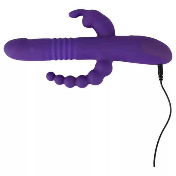 SMILE Triple - vibrátor s tromi ramenami - rotačný, tlačiaci