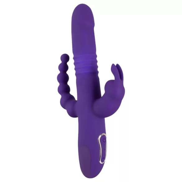 SMILE Triple - vibrátor s tromi ramenami - rotačný, tlačiaci
