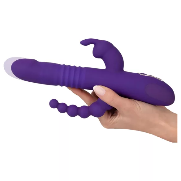 SMILE Triple - vibrátor s tromi ramenami - rotačný, tlačiaci