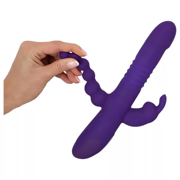 SMILE Triple - vibrátor s tromi ramenami - rotačný, tlačiaci
