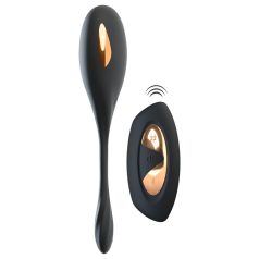   XOUXOU - vibračné vajíčko na diaľkové ovládanie - čierne