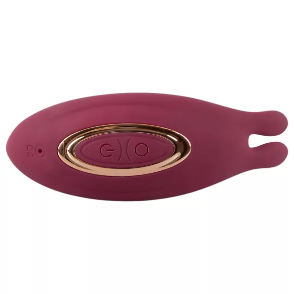 Javida RC - vibrátor na klitoris - 3 funkcie - rádiové ovládanie - červený