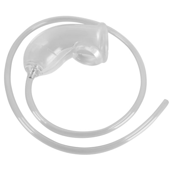 You2Toys - návlek na penis s vývodnou trubičkou - priehľadný