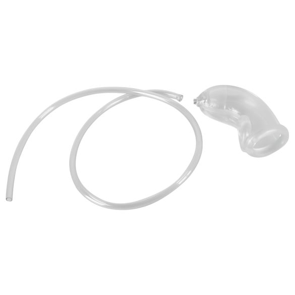 You2Toys - návlek na penis s vývodnou trubičkou - priehľadný