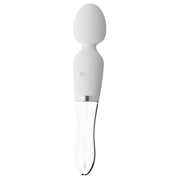 Liaison Wand - silikónové LED vibrátor (priesvitné)