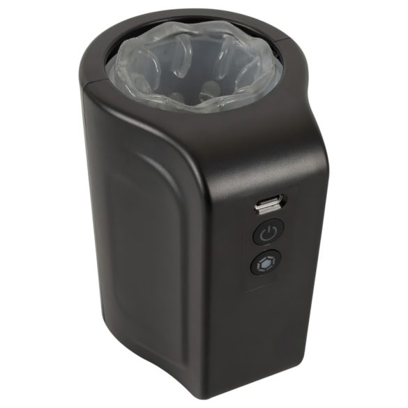 Rebel - vodotesný rotačný masturbátor - čierny