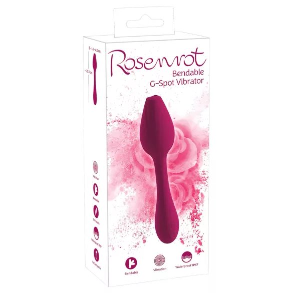 You2Toys Rosenrot - vibrátor na G bod - ohybný - červený