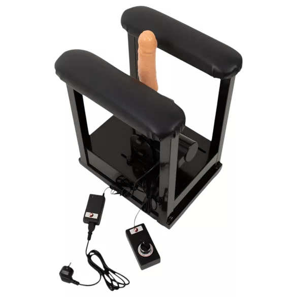 The Banger Sit-On-Climaxer - sieťová sexuálna mašina (čierna)