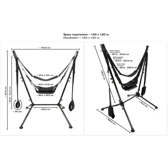 You2Toys - sex hojdačka so stojanom - čierna